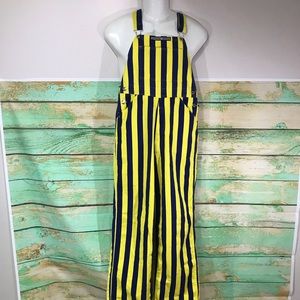 SOLD Game Bibs Blue and Gold Coveralls Sports